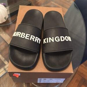 Burberry slides
